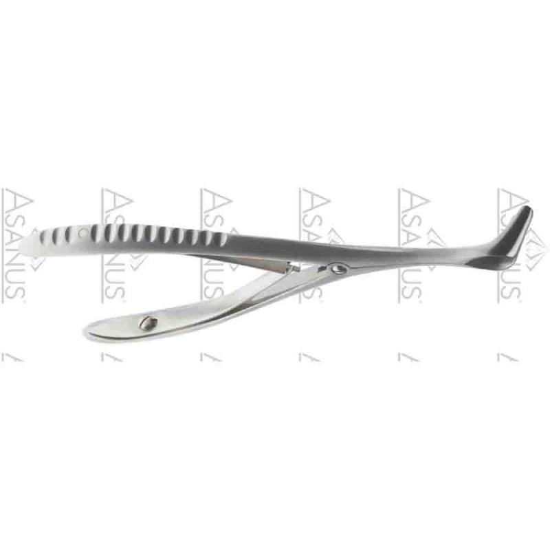 Розширювачі (дзеркала) хірургічні, ринологічні, "Tieck-Halle", для немовлят, вигнуті вбік, загальний розмір 135 мм. Бренд - Asanus Medizintechnik Gmb, Німеччина